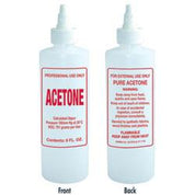 Empty Acetone Bottle with Twist Top - Different Sizes