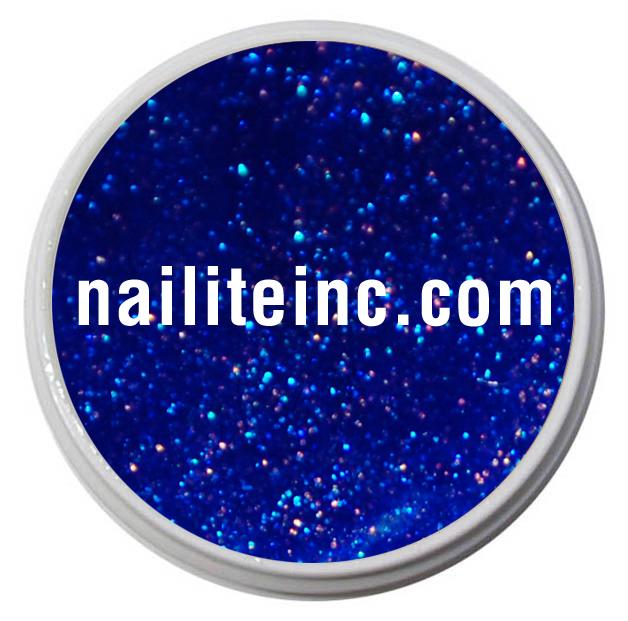 Colored Acrylic Powder - Electric Blue Glitter 1/2 oz