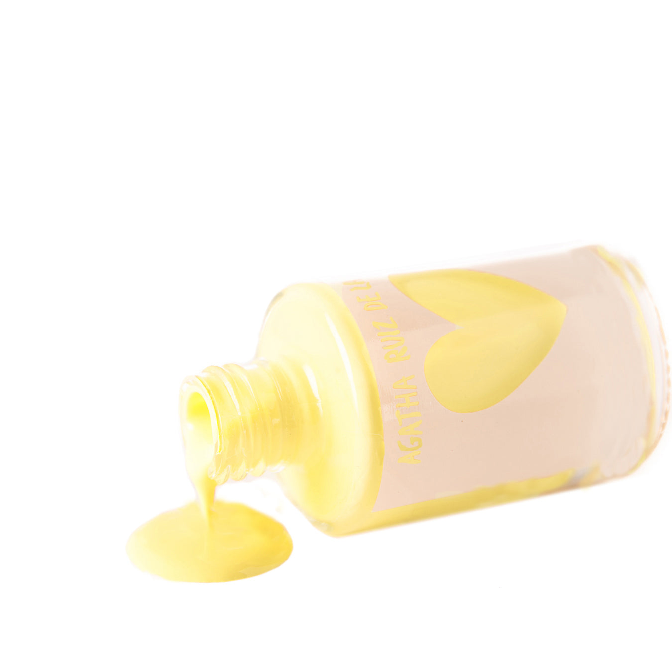 Spilled Agatha Ruiz de la Prada Nail Polish Pastel Yellow