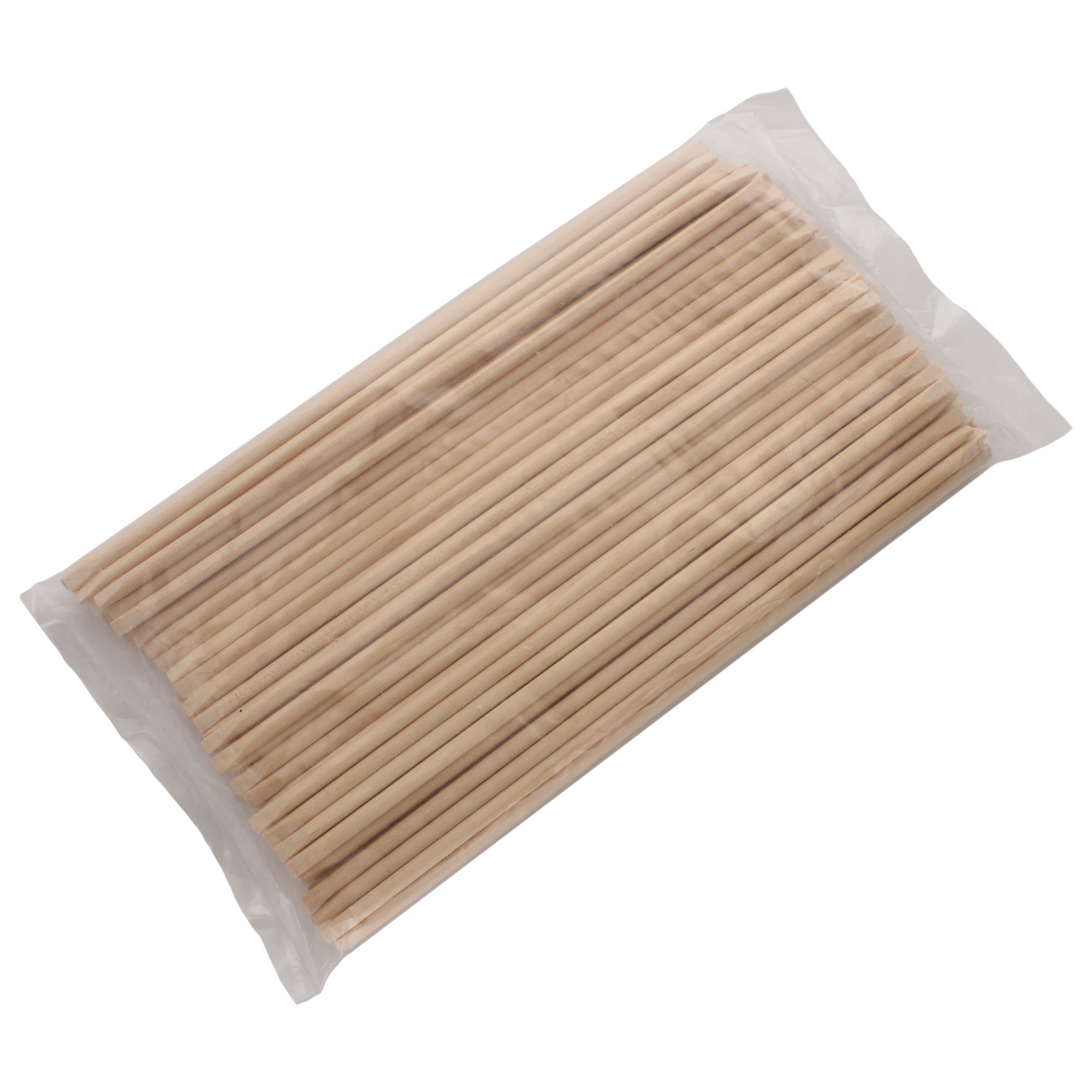 Orange Wood Cuticle Pusher Sticks - 100 Ct