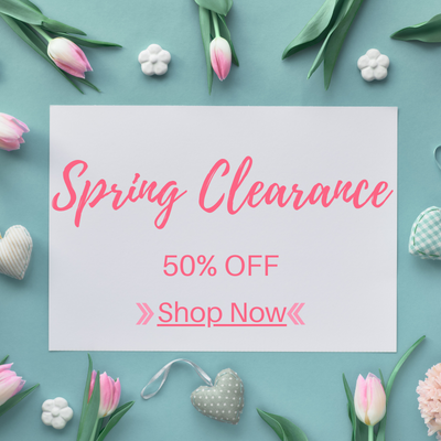 Spring Clearance 50% off