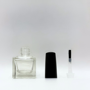 Mini Cubic Bottles - Flat Mini Cubic Brushes