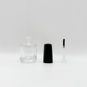 1/2 Oz Round Bottles - Flat Brush