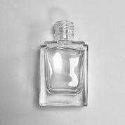 17 ML Square Tall Bottles (New) - Flat Brush - Matte Black Cap