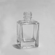 17 ML Square Tall Bottles (New) - Flat Brush - Matte Black Cap