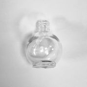 14 ML Bubble Small Bottles (New) - Fan Brush - Shiny Black Cap