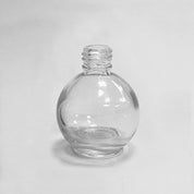 14 ML Bubble Small Bottles (New) - Fan Brush - Shiny Black Cap