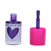 Gel Effect Nail Polish by Agatha Ruiz de la Prada: Glitter Deep Purple