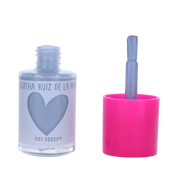 Gel Effect Nail Polish by Agatha Ruiz de la Prada: Matte Silver Moon