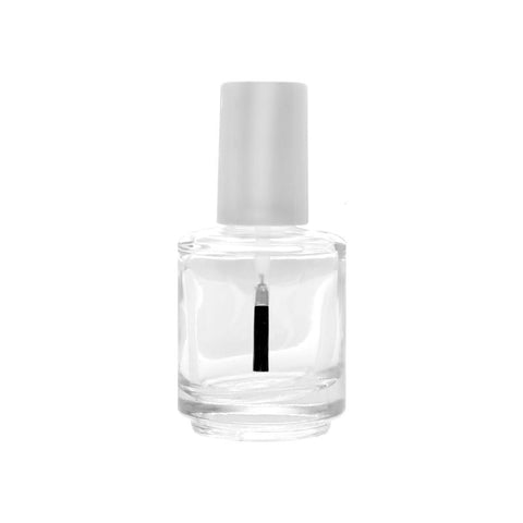 Round 1/2 Oz Bottle 660 Brush Shiny White Cap #106/660 352 Ct