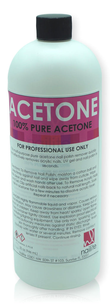 Acetone - 32 oz Bottles