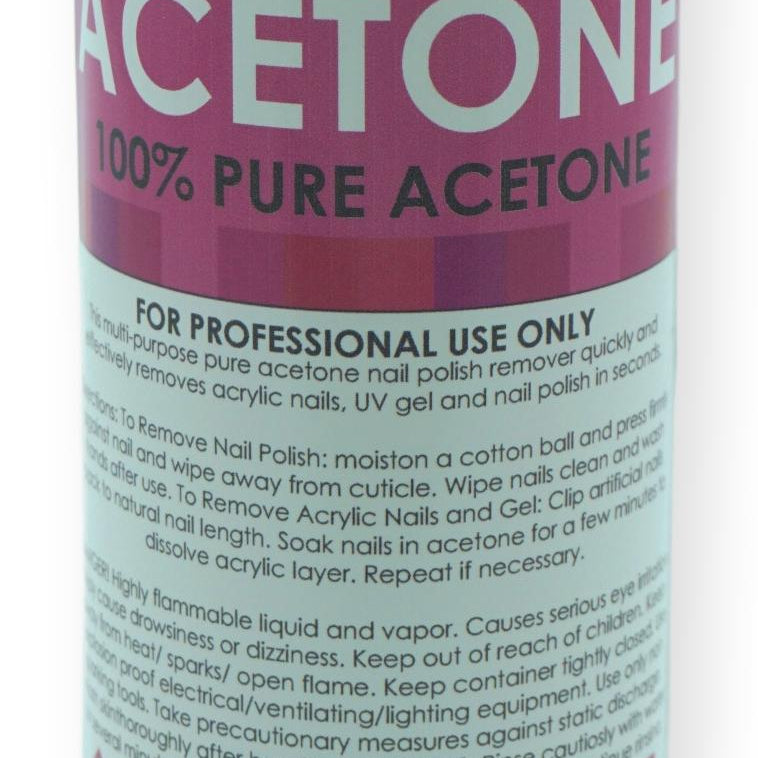 100% Acetone 1 Gallon – Alpha Deligt Nail Supply