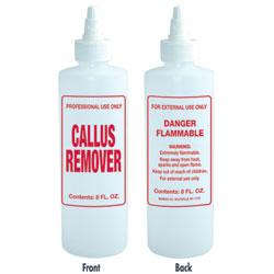 Empty 8 oz Callus Remover Bottle with Twist Top