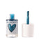 Agatha Ruiz de la Prada Nail Polish - Open Bottle with Cap and Brush Glitter Deep Green Acqua
