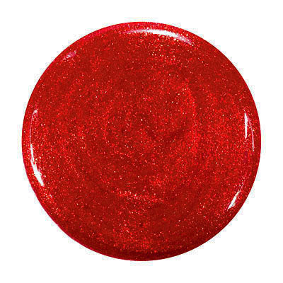Agatha Ruiz de la Prada Nail Polish Swatch - Color and Finish Detail Glitter Red