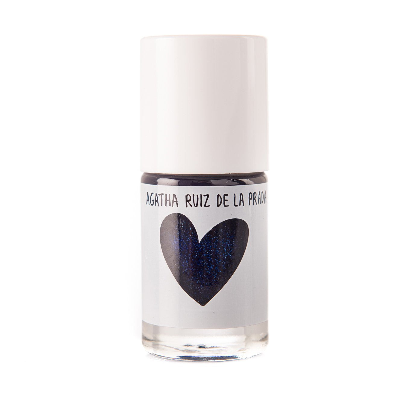 Agatha Ruiz de la Prada Nail Polish Bottle Glitter Royal Blue