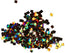 Holographic Glitter  Gold Squares .062" Solvent Resistant 0.25oz