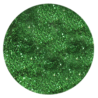 Gentle Soak Off UV Color Gel - Green Glitter 15 ml