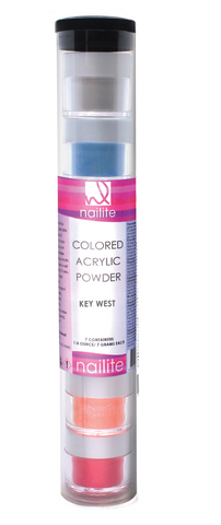 Key West - Set of 7 0.25 oz Colored Acrylic Powders