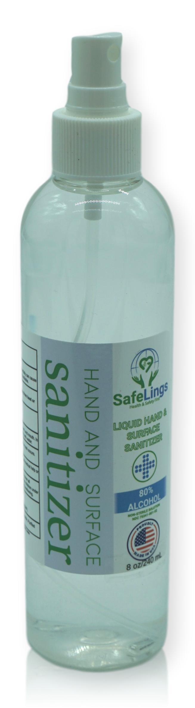 Liquid Hand Sanitizer & All-Surface Disinfectant 4 OZ
