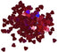 Holographic Glitter Red Hearts .125" Solvent Resistant 0.25oz