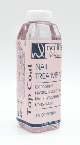 Nailite Prive Top Coat Nail Treatment 1/2 Oz