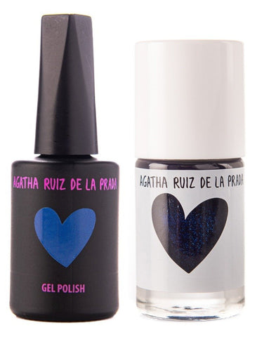 Agatha Ruiz Gel-Polish: Glitter Royal Blue - GELGRB-360  DUO