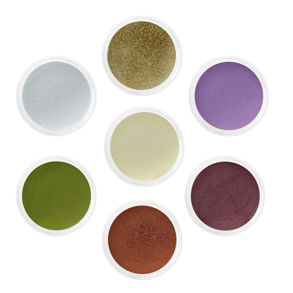 Iconic - Set of 7 0.25 oz Colored Acrylic Powders
