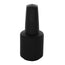 Black 1/2 oz Bottle Matte Black Cap Flat Brush #401 Each