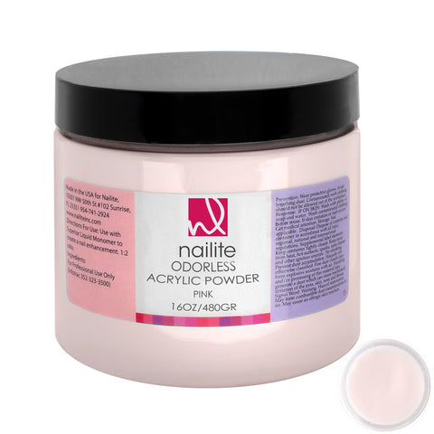 Odorless Acrylic Powder Pink 16 oz