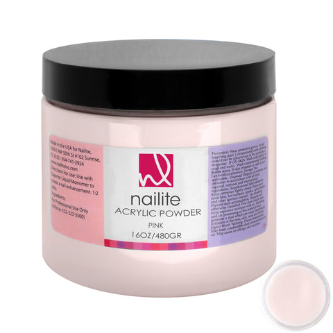 Omega Acrylic Powder Translucent Pink 16 oz