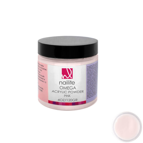 Omega Acrylic Powder Translucent Pink 4 oz