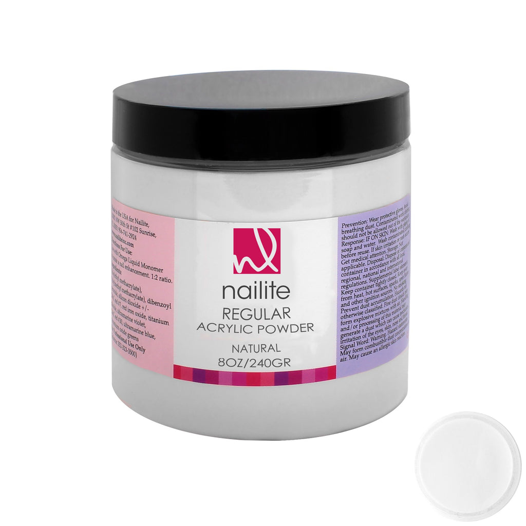Regular Acrylic Powder Natural 8 oz