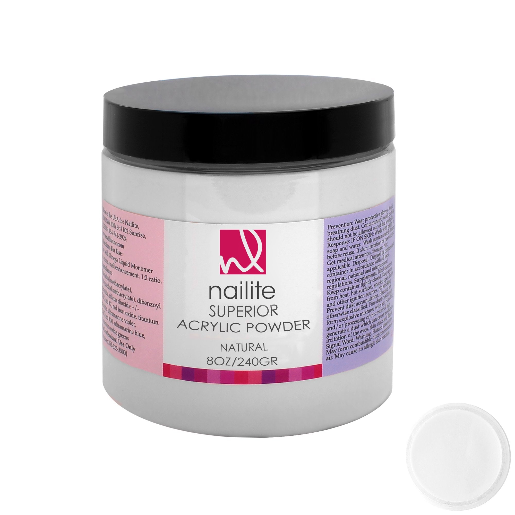 Superior Acrylic Powder Natural 8 oz