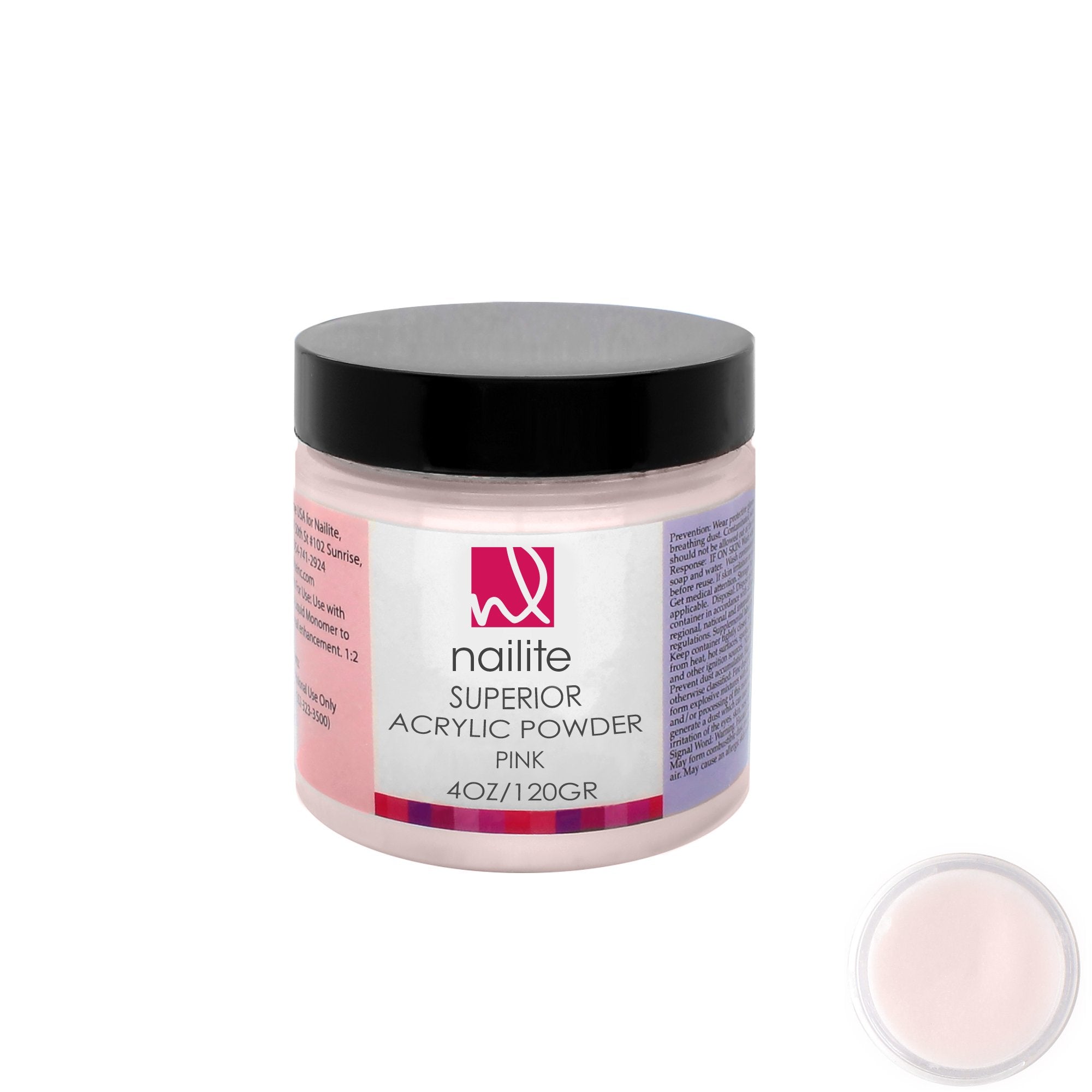 Superior Acrylic Powder Pink 4 oz